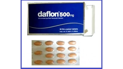 Таблетки Дафлон 30 штук, от геморроя и нарушений венозной недостаточности