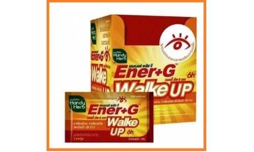 Бодрость и энергия на 6 часов — энергетические капсулы HandyHerb Ener+G Wake Up, 12 саше × 2 капсулы
