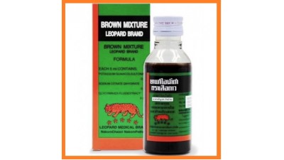 Микстура от кашля с солодкой, бренд Красный леопард