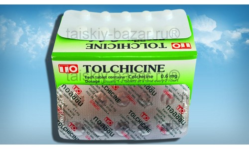 Таблетки для лечения подагры Колхицин