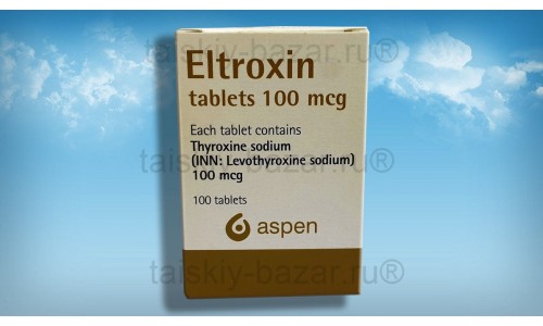 Таблетки для щитовидки Eltroxin 100 таб