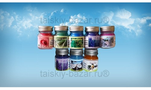 Тайские бальзамы, мини-набор из 10 разных ароматов