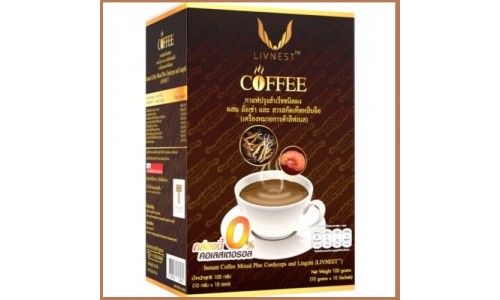 Кофе Livnest Mixed Plus с кордицепсом и линчжи (гриб рейши)