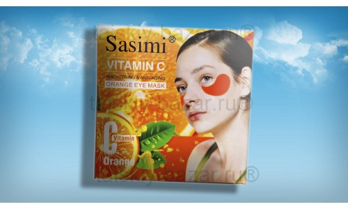 Гидрогелевые витаминные патчи для кожи вокруг глаз с апельсином 60 штук