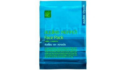 Маска для лица с зеленым чаем и коллагеном Face Pack
