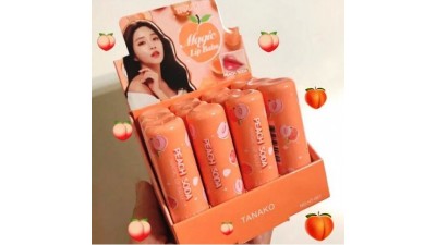 Проявляющаяся помада - бальзам для губ с персиком