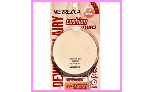 Увлажняющий кушон Merrez'ca Dewy Skin Airy-эффект сияющей кожи и защита SPF50