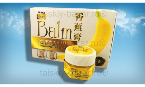 Банановый крем-бальзам для пяток Banna – 1 коробка 6 штук