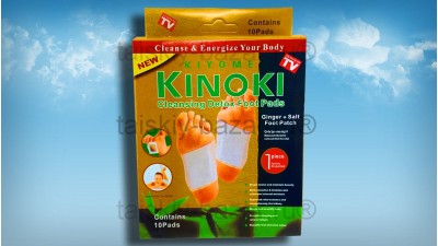 Детоксикационный пластырь Kinoki с имбирем и солью – очищение и энергия для Вашего тела