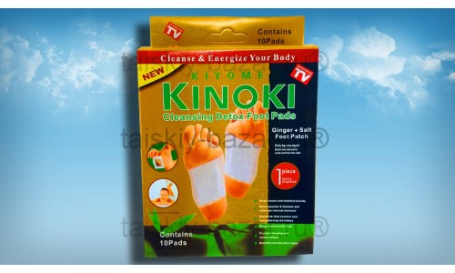 Детоксикационный пластырь Kinoki с имбирем и солью – очищение и энергия для Вашего тела