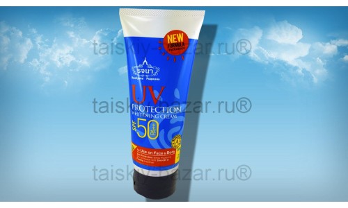 Тайский солнцезащитный крем отбеливающий с защитой от солнца SPF50PA++ 200 мл