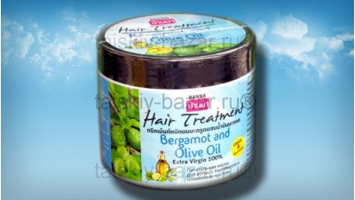 Маска с бергамотом и оливковым маслом для жирных волос