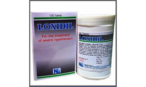 Таблетки Loxidil 5 (миноксидил) стимулятор роста волос, 100 таб