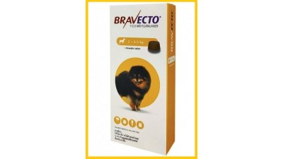Жевательная таблетка Bravecto для собак 2 - 4,5 кг
