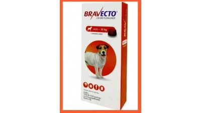 Жевательная таблетка Bravecto для собак 4,5 – 10 кг