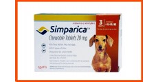 Жевательная таблетка Zoetis "Симпарика" для собак весом 5-10 кг