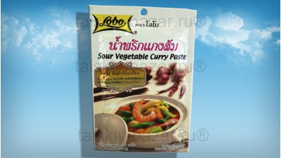 Аутентичная тайская паста для овощного карри