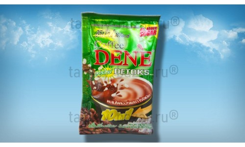 Кофе детокс Dene Detoks для снижения веса (зеленый пакетик)