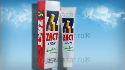 Антиникотиновая зубная паста Zact 160 грамм 
