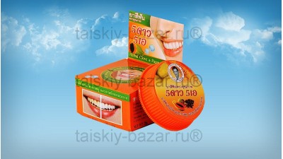 Тайская круглая зубная паста «Папайя»