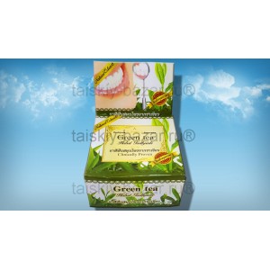 Тайская круглая зубная паста «Зеленый Чай»