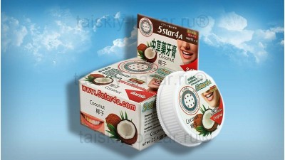 Тайская зубная паста Кокос 5 STAR 4A